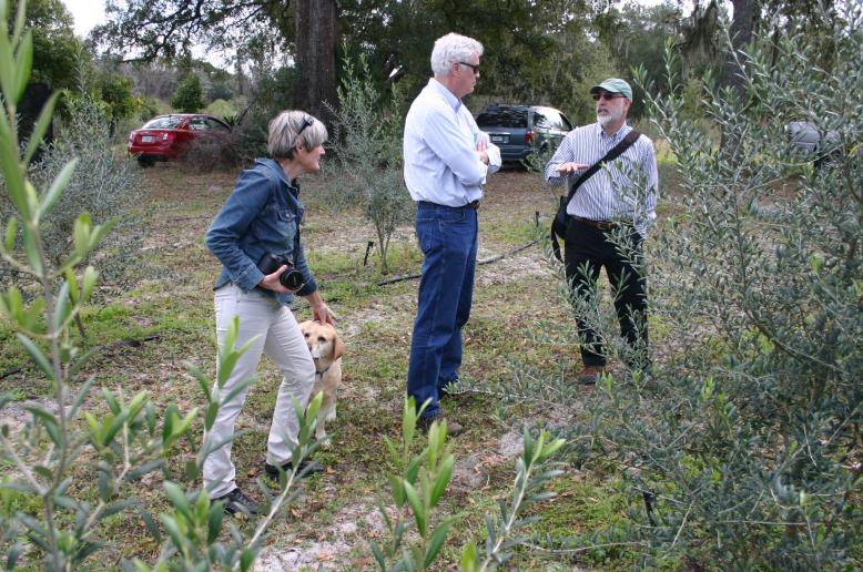 Dr. McDonough's grove to SW with Dr. Vossen & Dr Ferguson
